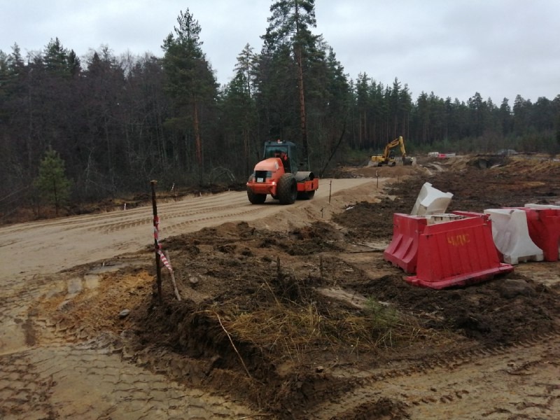 В Череповецком округе продолжается ремонт автодороги А-114 - Харламовская