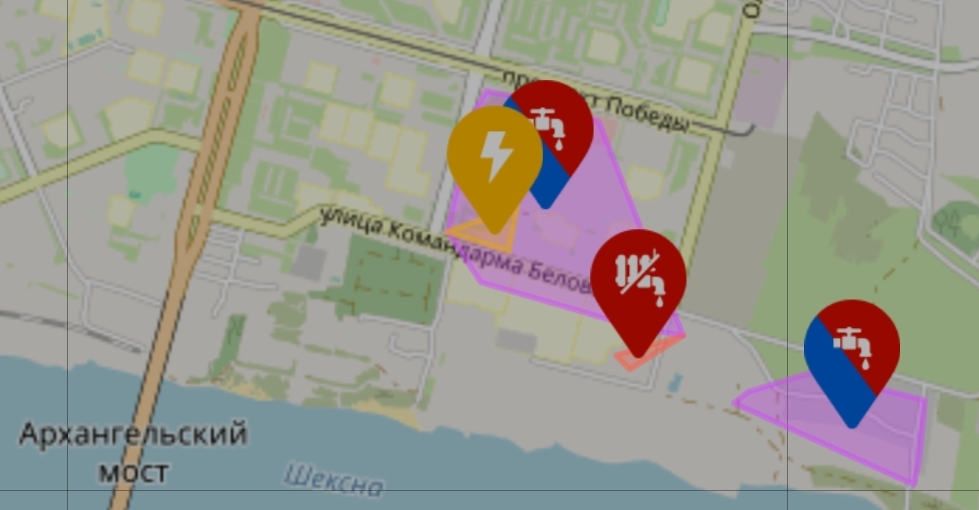 Водоснабжение отключат в части Заречья 7 апреля, теплоснабжение — 8 апреля