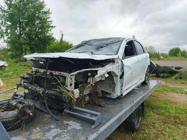 В Шекснинском районе пьяный водитель разбил машину