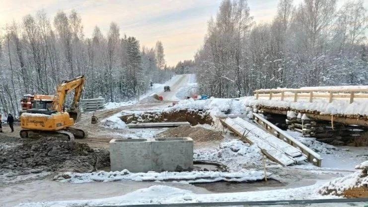 Мост через реку Кептур восстанавливают в Бабушкинском округе