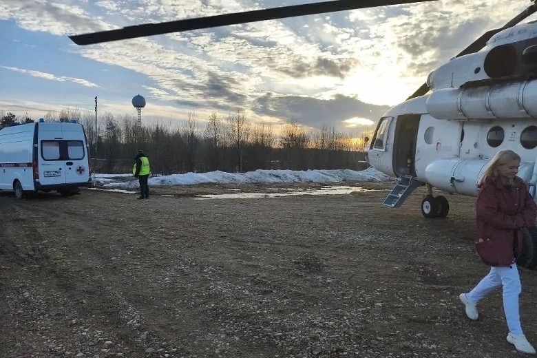 Пострадавших в ДТП в Тотемском округе доставили санавиацией в Вологду