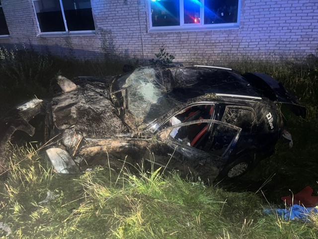 В Вытегорском округе водитель без прав съехал в кювет